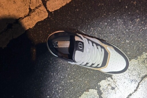 高架道路心虛停車 左腳鞋涉藏毒品依托咪酯電子菸