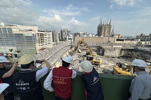 台中公園路建案施工架傾斜2日內須改善 都發局：已勒令停工、裁罰2.7萬