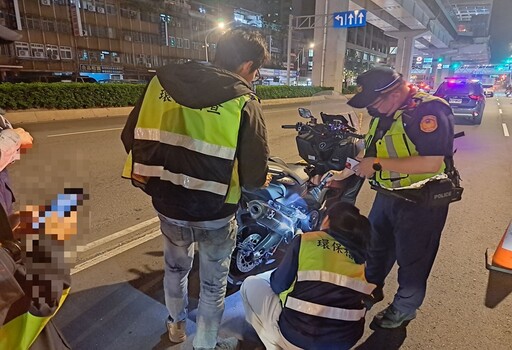 炸街、改車成全民公敵 中和警環1月來抓830件