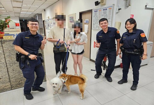 逃家毛孩深夜滿街跑 警出手「逮捕」可愛萌樣曝光