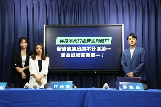 在野批綠委成兒童安全網破口 國民黨、民眾黨質疑角色利益重疊