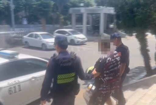 百公斤通緝犯開車慌張逃 自撞落網恍神喊不會再跑了