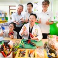 桃園玩具復活節讓475噸玩具重生 蘇俊賓手繪穆希卡致敬永續精神