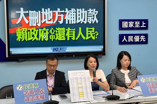 王鴻薇批中央刪預算全面懲罰 南投議會藍黨團籲體察地方困難