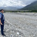 美崙溪淤積影響排洪 魏嘉賢親勘籲花蓮縣府速疏濬
