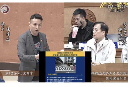 良好設計勝過強力執法 陳偉杰要求交通局檢討槽化線配置