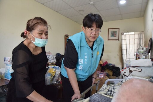 關懷弱勢家庭親贈物資 魏嘉彥：可到「愛花蓮實物銀行」申領