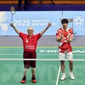 「默契禮讓」104歲老頑童林友茂打下致勝分 搭檔李洋贏得表演賽