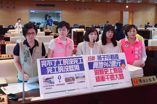 台中市府售地引藍綠論戰 盧秀燕：依法標售、償還開發成本