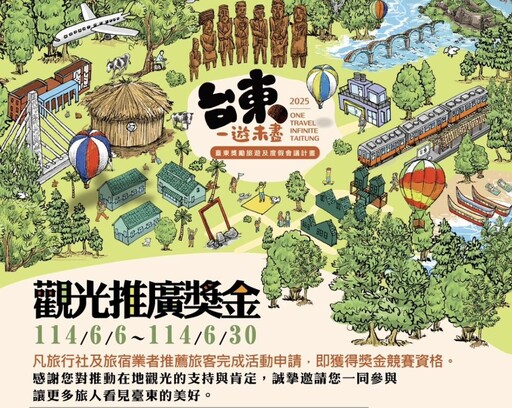 「台東一遊未盡」縣府推加碼大獎送油電車 卜敏正邀旅宿業者共創觀光雙贏
