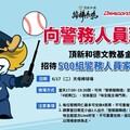 向守護城市的英雄致敬！ 頂新和德文教基金會請警察看棒球