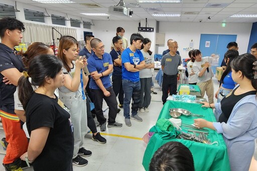 新北消防機動手術小組整合訓練 陳崇岳：體現「有傷就救、有命就搶」價值