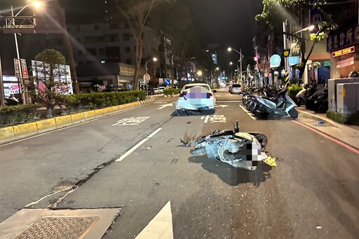 多元計程車涉違停 30歲騎士追撞昏迷送醫