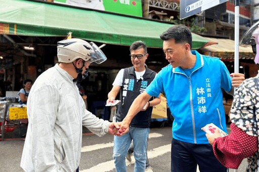 基隆藍白合體 林沛祥、李文耀宣傳投不同意罷免票