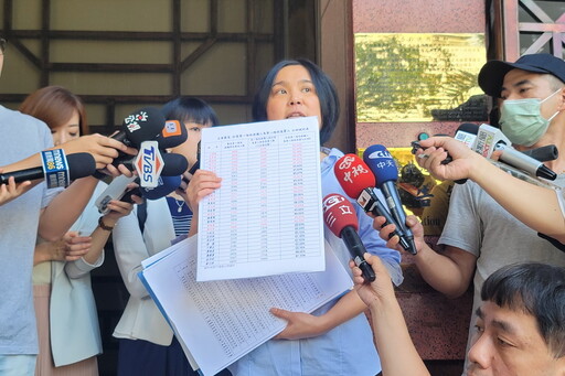 反制辦藍不實連署 陳玉珍北檢告發罷免藍委團體