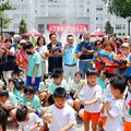 苗栗市民廣場今開放戲水 余文忠首度舉辦星光親水夜邀同樂