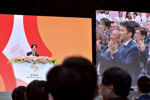 李洋正式接任運動部長推6政策 賴清德勤勉：再難都沒有奧運金牌難