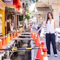 江怡臻嚴督土城頂埔人行道改善 工務局承諾明年夏季全線完工