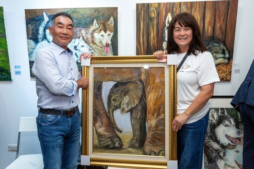 讓藝術照亮浪浪、瀕危動物生命之路 北市東欣扶輪社公益畫展10/9~10/20登場