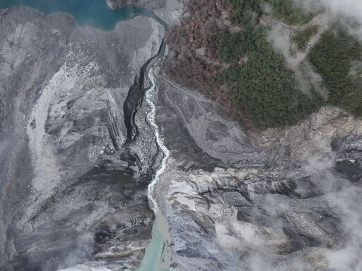 馬太鞍溪段新增堰塞湖蓄滿可達60萬噸 林保署啟動緊急防災應變