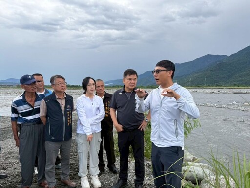 台東池上圳逢大雨土堤崩供水斷 陳瑩、莊瑞雄爭取千萬經費助改善