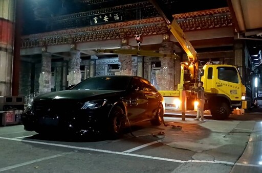 進口豪華轎車貼牌上路 警鷹眼攔停開出4張罰單扣車