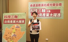 科技3軸串成完整廊帶 陳亭妃：建構台南為台灣科技新都心