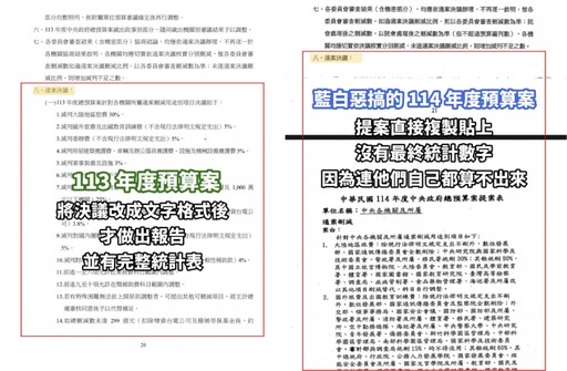 不如國小作業！看到「立院預算審查報告」傻眼...林俊憲4點打臉王鴻薇