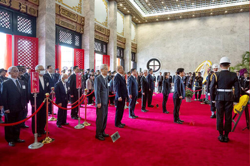總統主持「中華民國114年向先祖暨忠烈殉職人員致祭典禮」