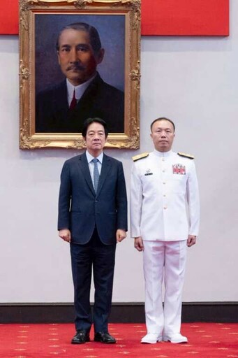 總統主持「中華民國114年9月份將官晉任授階典禮」