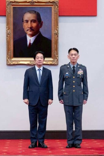 總統主持「中華民國114年9月份將官晉任授階典禮」