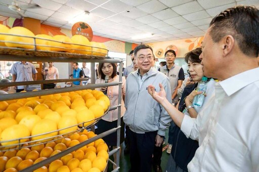 卓揆視察嘉義番路鄉農會冷鏈運用及新廠規劃 持續完善全國冷鏈物流網絡