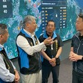 交通部長陳世凱視察港務公司防颱應變情形