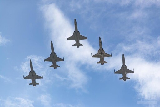 空軍教練機換裝訓練成果展示 F-5訓練任務交棒勇鷹