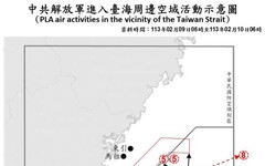 中共機艦於臺海周邊活動 國軍嚴密監控應處