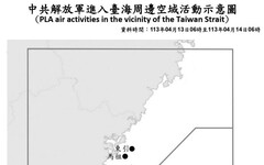 共機艦持續於臺海周邊活動 國軍嚴密監控應處