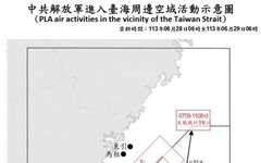 中共機艦臺海周邊活動 國軍嚴密監控應處