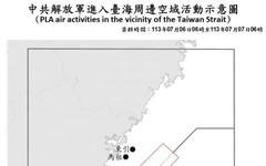 中共機艦臺海周邊活動 國軍嚴密監控應處