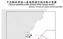 中共機艦臺海周邊活動 國軍嚴密監控應處