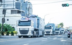 圖文：機動飛彈車陣地轉移