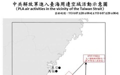 中共機艦臺海周邊活動 國軍嚴密監控應處