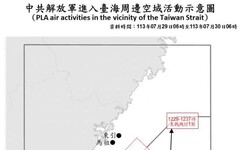 中共機艦臺海周邊活動 國軍嚴密監控應處