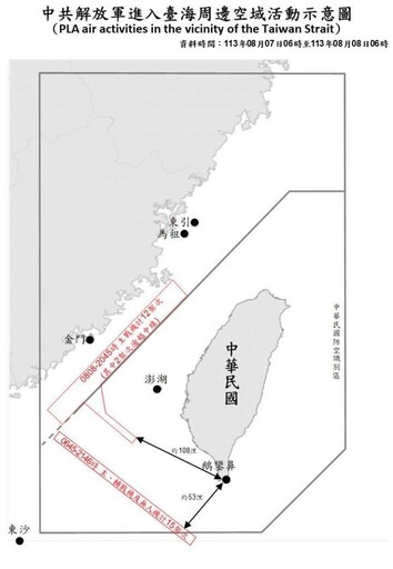 中共機艦臺海周邊活動 國軍嚴密監控應處