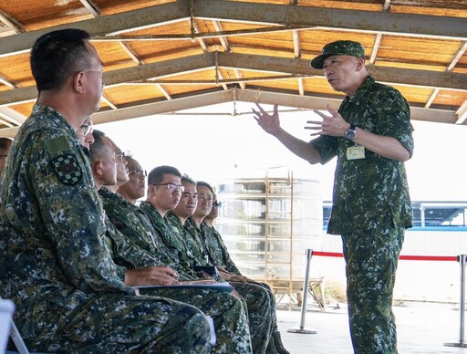 梅總長視導天馬操演整備 期勉官兵務實提升防衛戰力