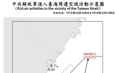 中共機艦臺海周邊活動 國軍嚴密監控應處