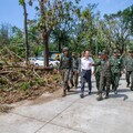 顧部長視導南部駐軍災後復原任務 慰勉官兵辛勞