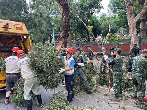 國軍持續協助災後復原 北市府感謝官兵辛勞