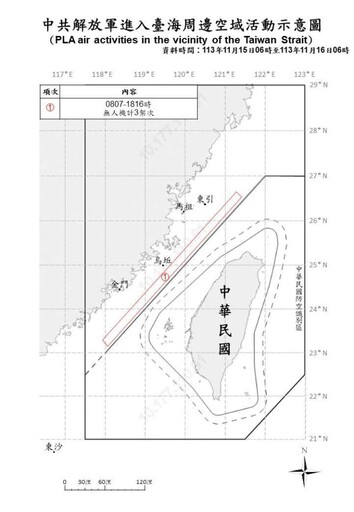 中共機艦臺海周邊活動 國軍嚴密監控應處