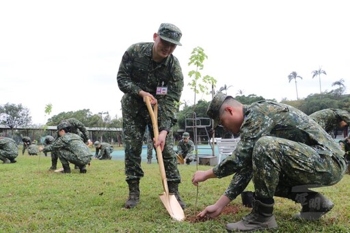 通訓中心辦理植樹活動 響應低碳促進環境綠化