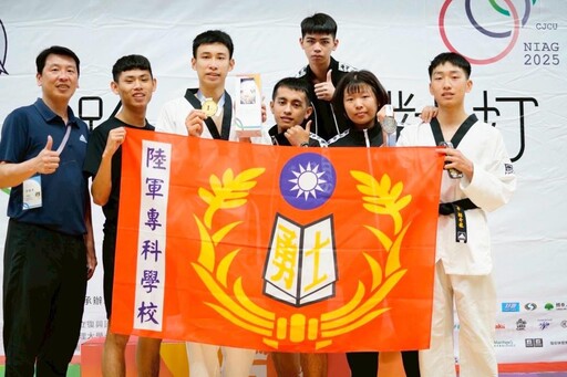 全大運再傳佳績 軍校生奪1金1銀2銅
